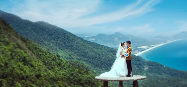 Chụp ảnh cưới tại Đà Nẵng - Đèo hải vân