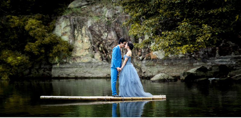 Chụp ảnh cưới tại Đà Nẵng - Hồ xanh